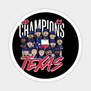 Texas Baseball Champs 2023 Magnet